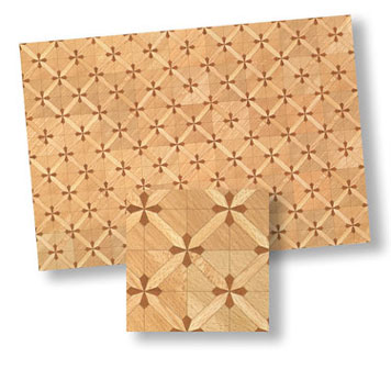 Dollhouse Miniature Parquet, 4Pk Dollhouse Miniature Parquet, 4Pk